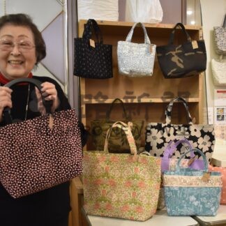 手作りバッグやポーチ並ぶ　佐藤さん作品展【釧路市】(2025-05-14)