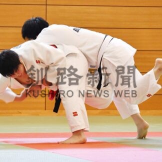 館山（釧明輝）１００㌔以下級、菊地（標茶）５７㌔以下級制す　高体連釧根支部予選柔道【釧路市】(2025-05-25)