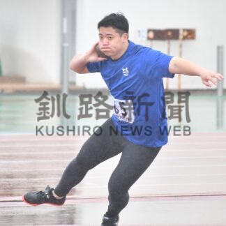 工藤（釧路陸上ク）砲丸投げ優勝　陸上釧路春季選手権大会【釧路】(2025-05-06)