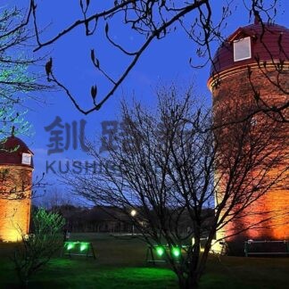 千島桜と赤レンガサイロ 幻想的に【根室】_2(2025-05-09)