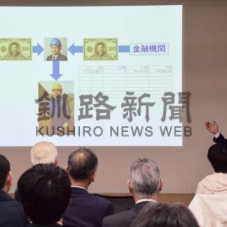 お金の流れ 役割学ぶ 釧路信金常務が講話【釧路市】(2025-05-26)