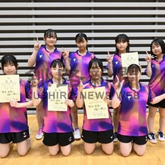 釧共栄１７年ぶり優勝、女子は釧鳥取７連覇　中体連釧路地区卓球【釧路】_1(2025-06-24)