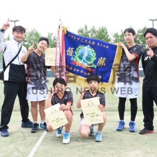 リバティ（男子）、釧鳥取西（女子）Ｖ　中体連釧路地区ソフトテニス【釧路市】(2025-06-23)