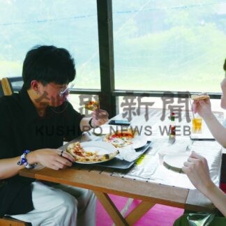 まき窯ピザおいしい  驚きの森Ｌａｂｏで催し【白糠町】(2025-07-06)