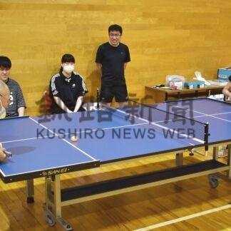 パラ卓球体験コーナー開設　あすＥＨＳＣ杯くしろリーグ【釧路市】(2025-07-18)