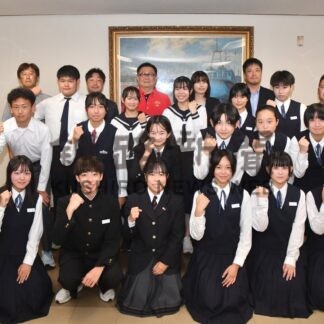 ４競技の選手活躍誓う　全中出場で市役所表敬【釧路市】(2025-08-08)