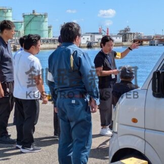 釣り人に制限区域注意啓発　釧路港湾パトロール【釧路市】(2025-08-29)