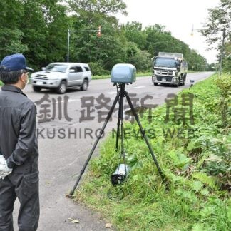 現場付近で速度違反取り締まり　死亡事故発生で【標津町】(2025-08-30)