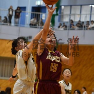 釧路町富原が全道切符　バスケＵ１５地区予選　女子は釧鳥取西【釧路町】_1(2025-09-01)