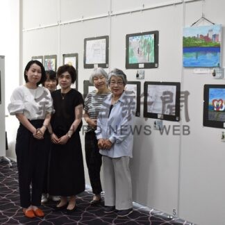 ウクライナ避難児童の絵画展　純真な心、つらい思い、作品４０点【釧路市】(2025-09-07)