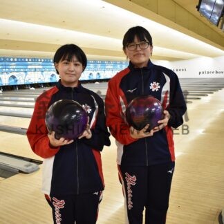 姉妹で大舞台 活躍誓う　国民スポーツ大会ボウリング競技　中田京花選手（釧路工業３年）「心強い」　彩花選手（附属後期９年）「誇り」【釧路市】(2025-09-13)