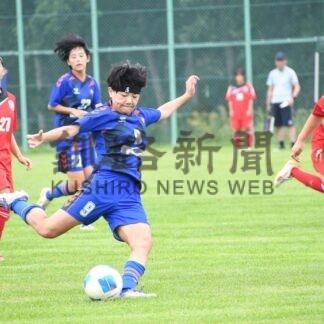 釧路リベラルティ２位　鶴居で全道女子サッカーＵ１５　２部リーグ、得失点差で上回る【鶴居村】(2025-09-14)