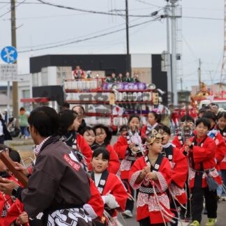 太鼓や山車威勢良く　花咲港金刀比羅神社で例大祭【根室市】(2025-10-14)