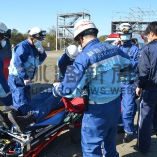 医師や救急隊など相互の連携確認　ドクターヘリ訓練【釧路市】(2025-10-19)