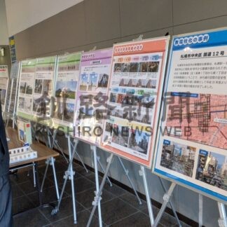 無電柱化の意義、効果知って　釧路開建、市役所などでパネル展【釧路市】(2025-11-07)