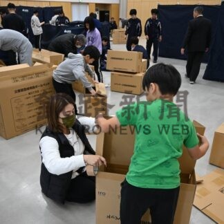 児童ら避難所開設実践　小中学校と自治会防災訓練【厚岸町】(2025-11-20)