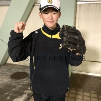 髙野（釧鳥取２年）道選抜選出　来年３月に千葉で軟式野球全国中学生大会　「ピンチ助ける投球を」【釧路市】(2025-12-02)