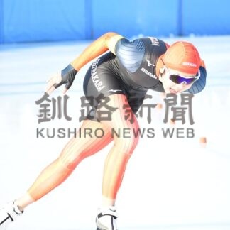 佐藤選手（別海上西春別中出）男子１万Ｖ　全道高校スケート熱戦【釧路市】(2025-12-21)