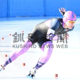 宮坂（別海上西春別中出）男子１０００優勝　スピードスケートインカレ　藤中（釧北中出）２種目入賞【釧路市】_1(2026-01-13)