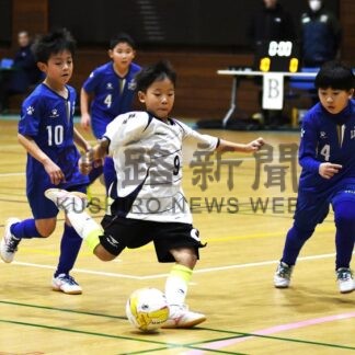 マーベイル昭和優勝　フットサルＵ―１０釧路地区予選、１２チームが熱戦【白糠町】(2026-01-14)