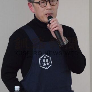 和商市場の歴史紹介　街なか店舗コラボ 柿田理事長が講演【釧路市】(2026-01-24)