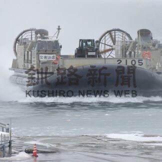 支援物資の物流確保　根室市と陸海空自衛隊が連携、巨大地震想定し訓練【根室市】_1(2026-02-12)